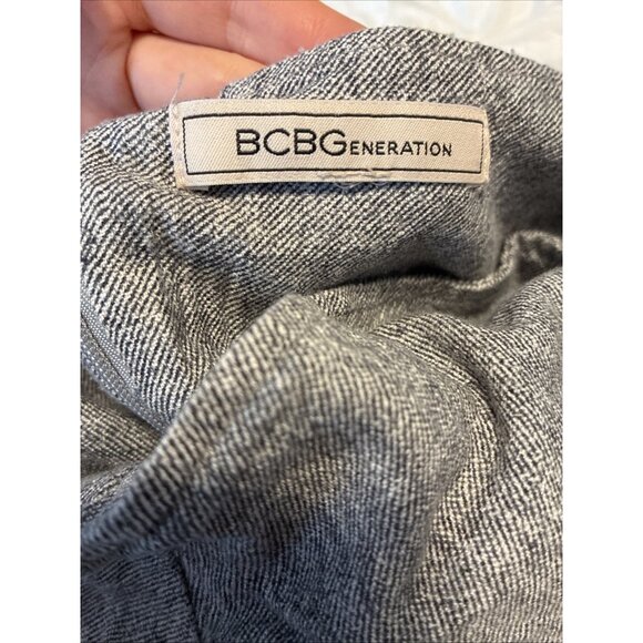 Bcbg Generation Black White Rayon Linen Layered Ruffled Mini Skirt Small - Picture 3 of 6